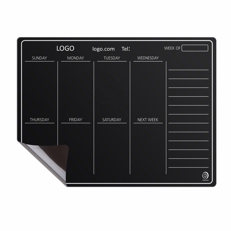 Magnetic Refrigerator Weekly Planner Chalk Board