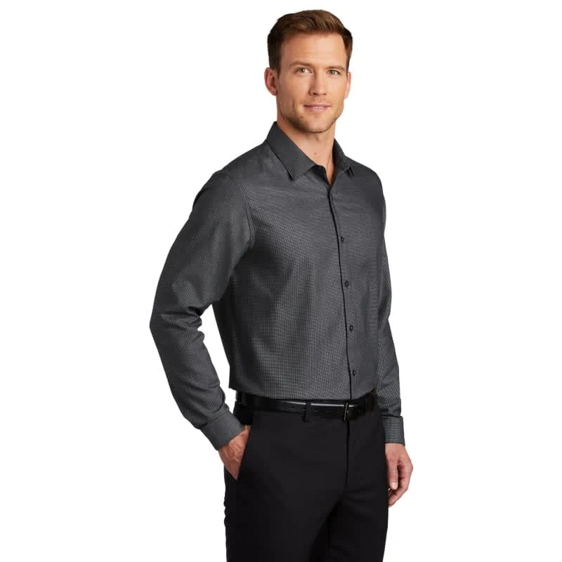Port Authority Pincheck Easy Care Shirt 1
