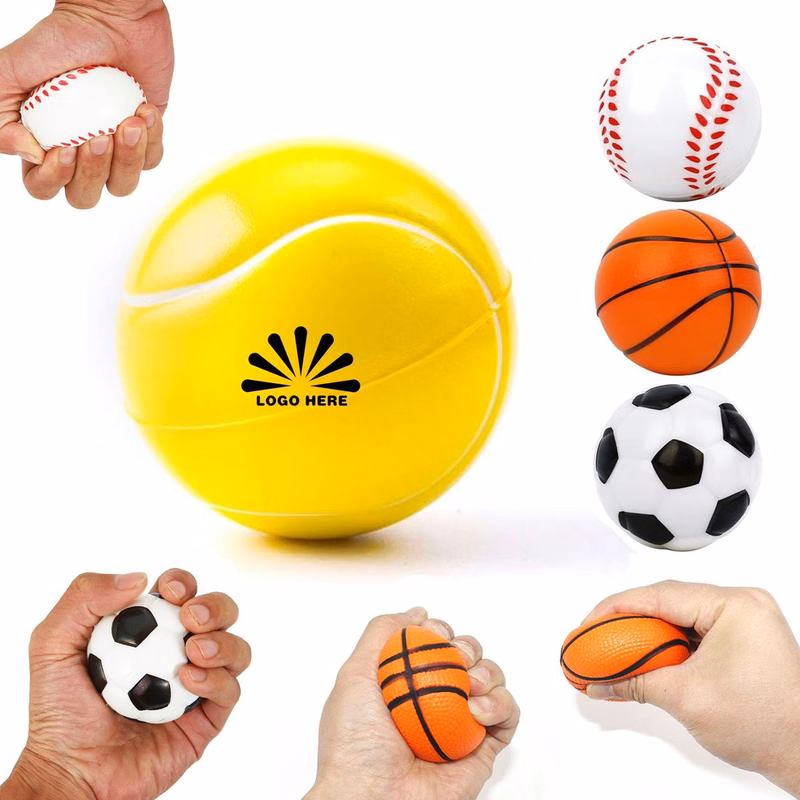2.5" Sports Stress Foam Balls
