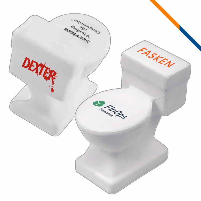 Della Toilet Bowl Stress Ball