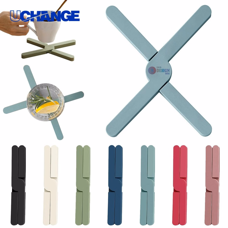Heat Resistant Silicone Folding Cup Mat for Dining