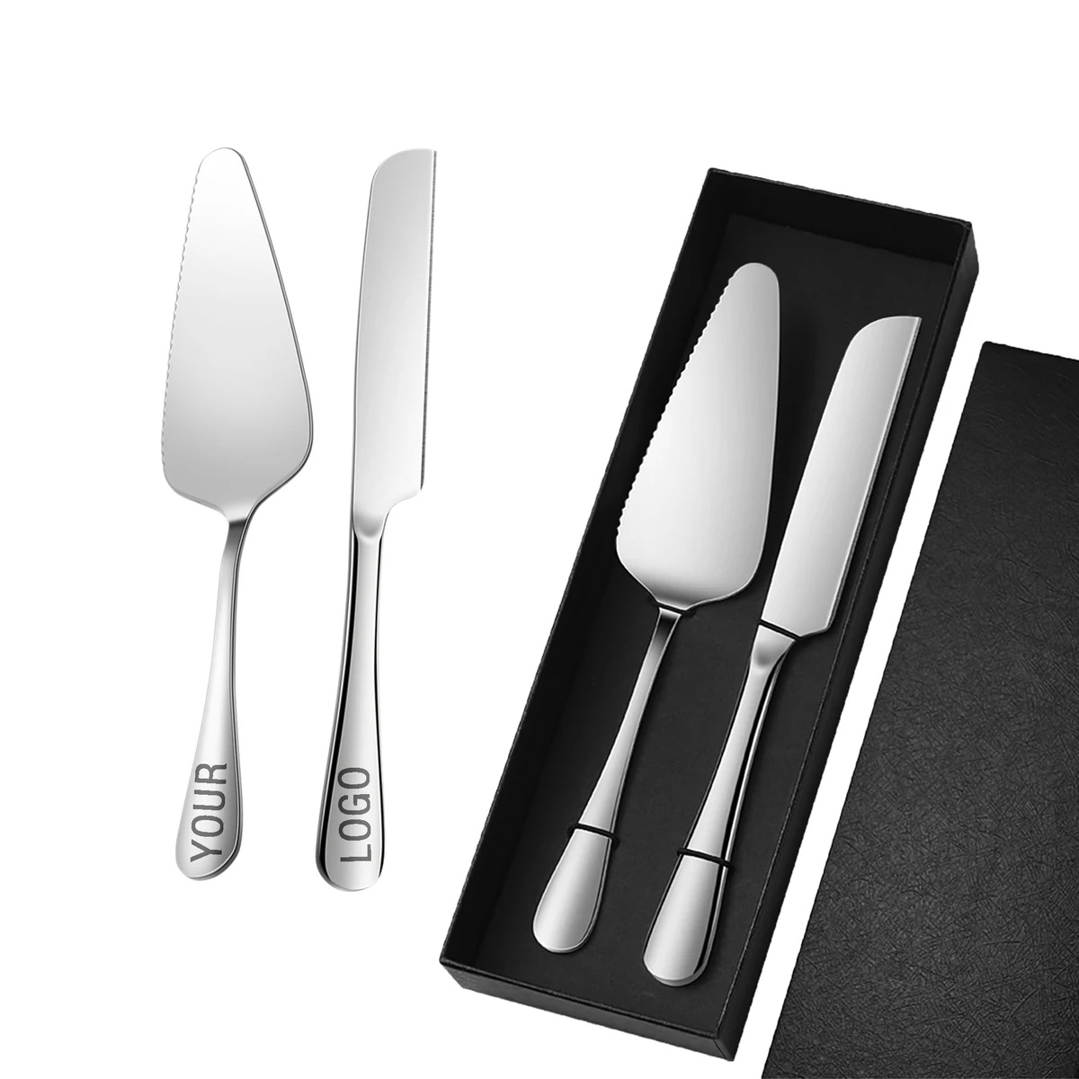 MOQ 10 PCS Cake Knife Serving Set 1