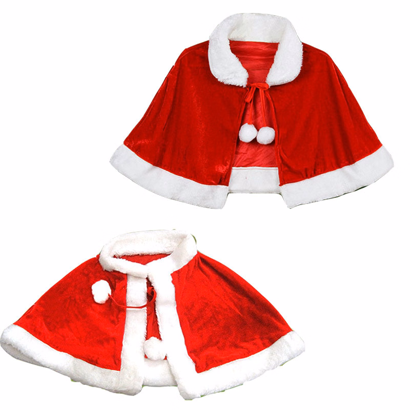 Christmas Santa Claus Cloak made of velvet