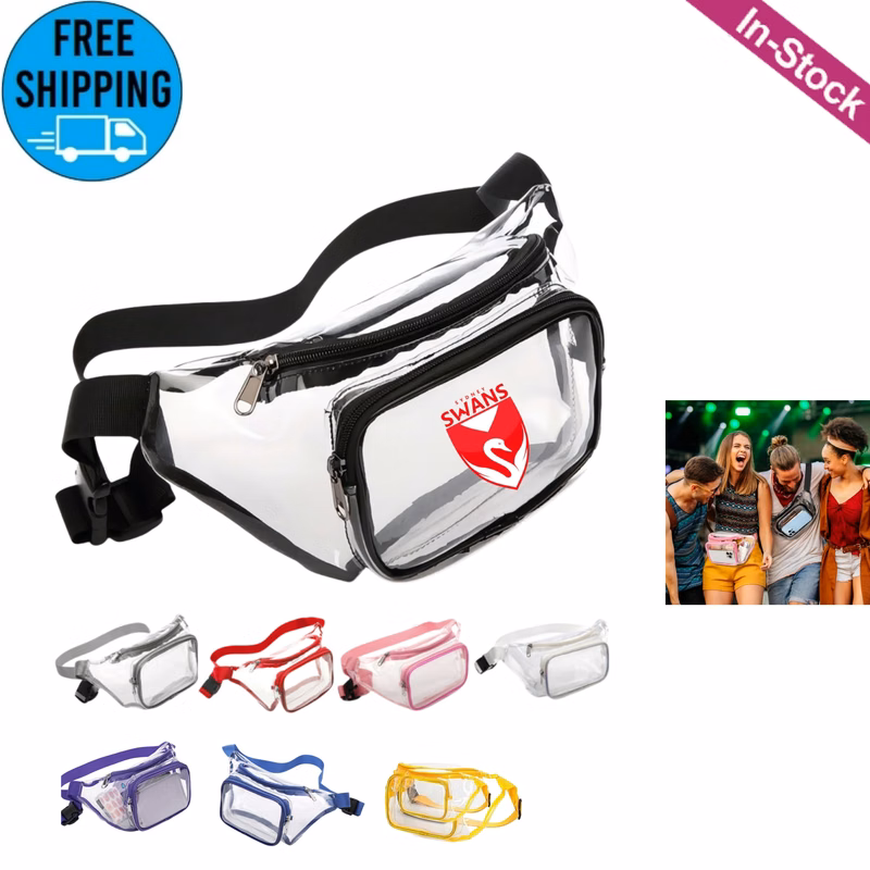 Clear Fanny Pack Stadium Approved Waist Bag