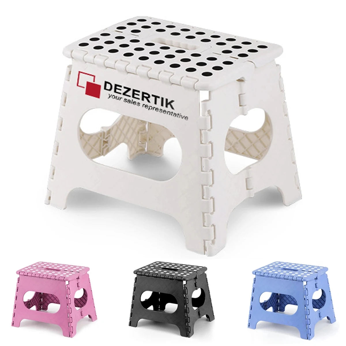 Folding Step Stool W/ Anti-Slip Surface 1