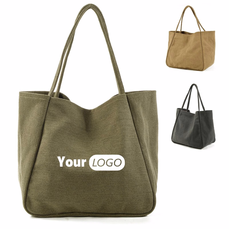 Jute Foldable Tote Bag for women