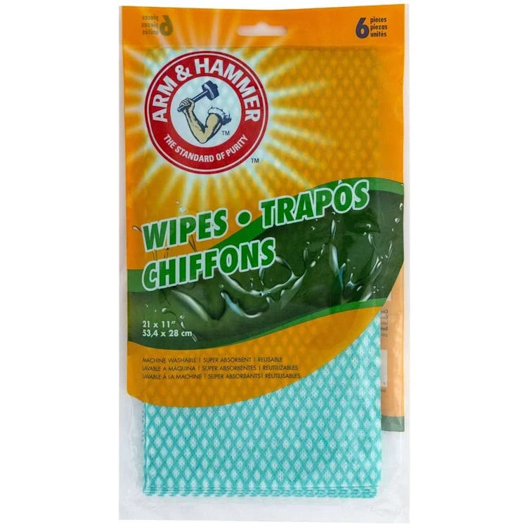 Arm & Hammer Reusable Wipes - 6 Count 1