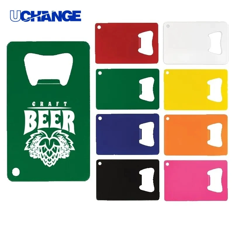 Metal Credit Card Bottle Opener for Wallet Carry & Promotions 1