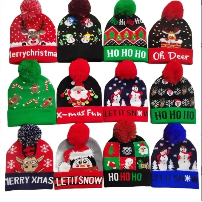 Christmas LED Beanie Hat 1