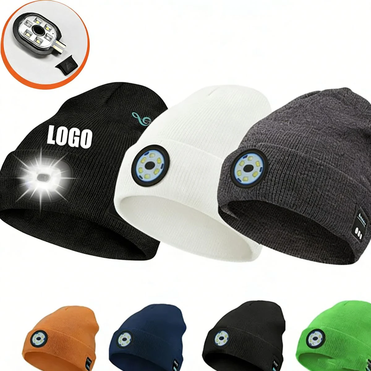 LED Beanie Hat Music and Light in One Cozy Design 1