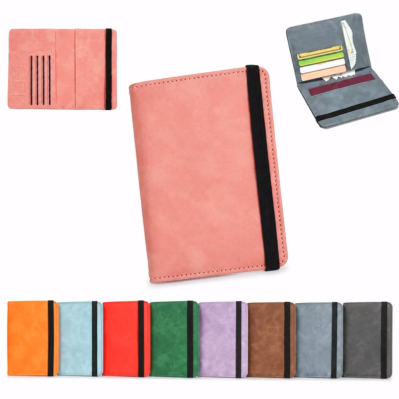 Pu Leather Passport Holder Travel Cover