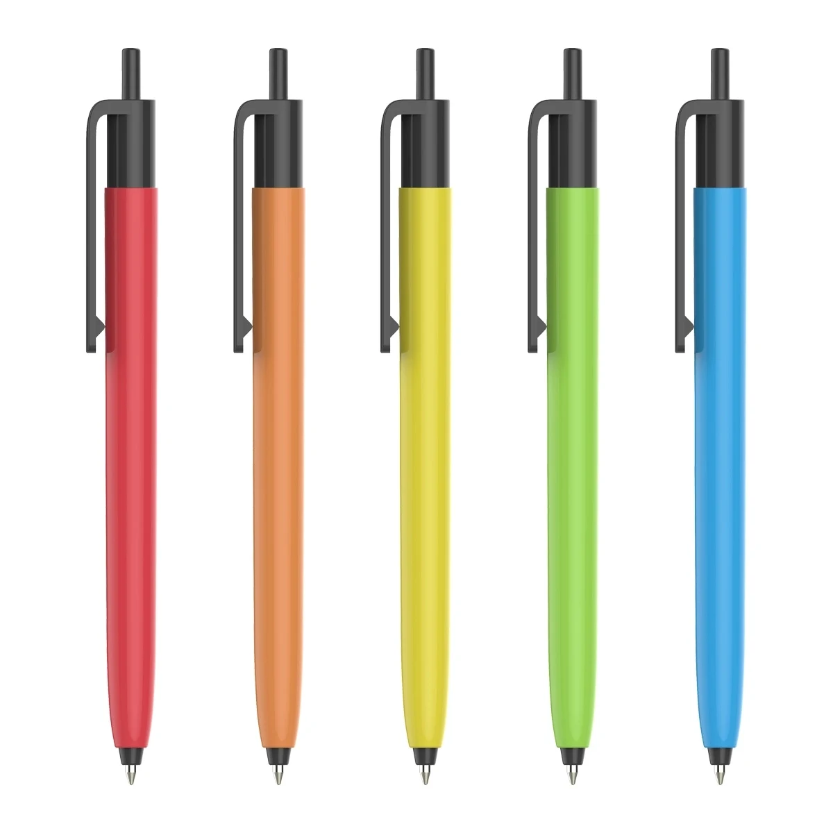 Full Color Black Plastic Pens 1