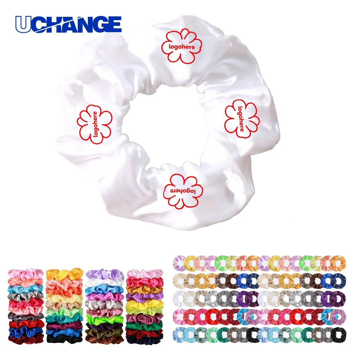 Slip-Resistant Satin Hair Scrunchie 1