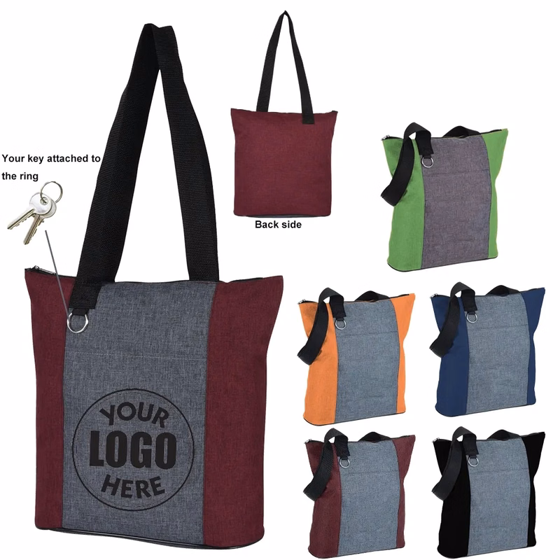 HEATHERED FUN TOTE BAG