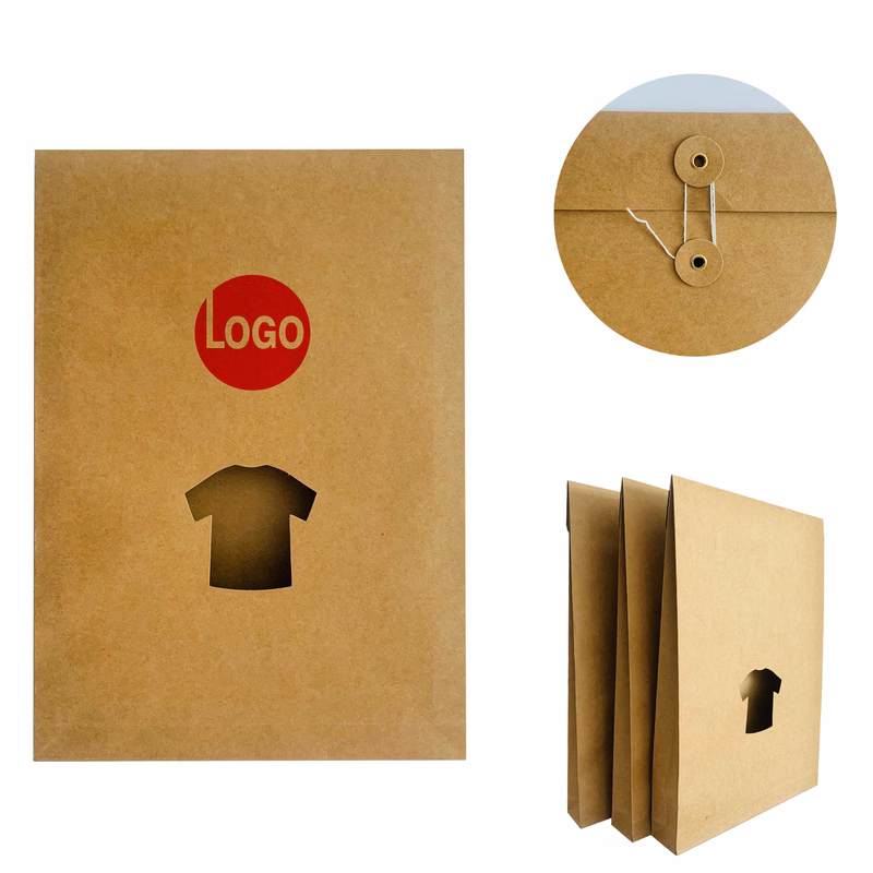 Kraft Paper Garment Packaging Bag