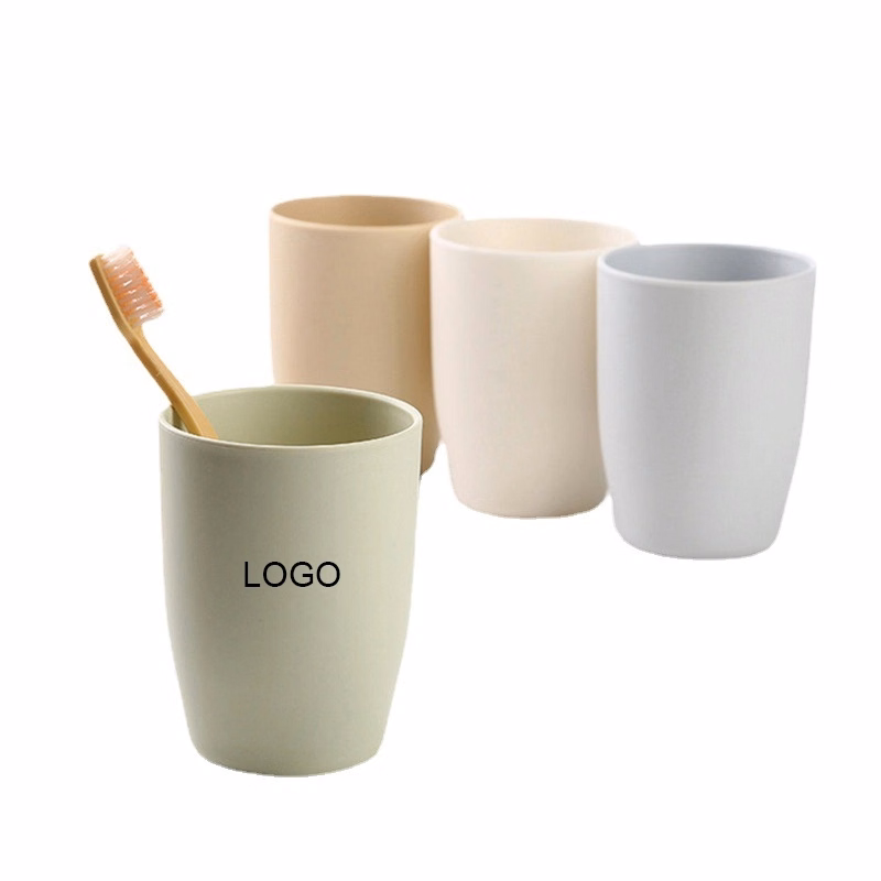 13oz Wheat Straw Mouthwash Cup – Lightweight & Durable