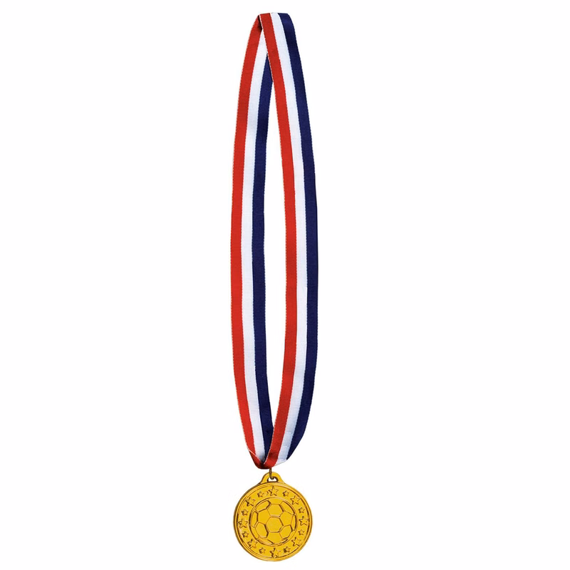 Soccer Medal w/ Ribbon