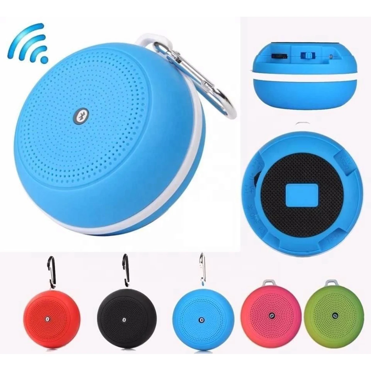Carabiner Wireless Speaker with Hook 1