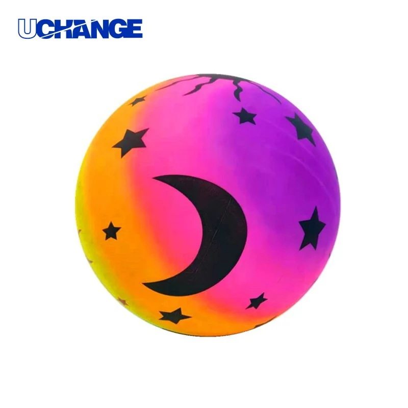 9" Inflatable Rainbow Beach Ball 1