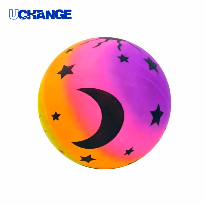 9" Inflatable Rainbow Beach Ball