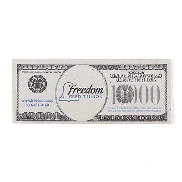 Seed Paper Dollar Bill 1