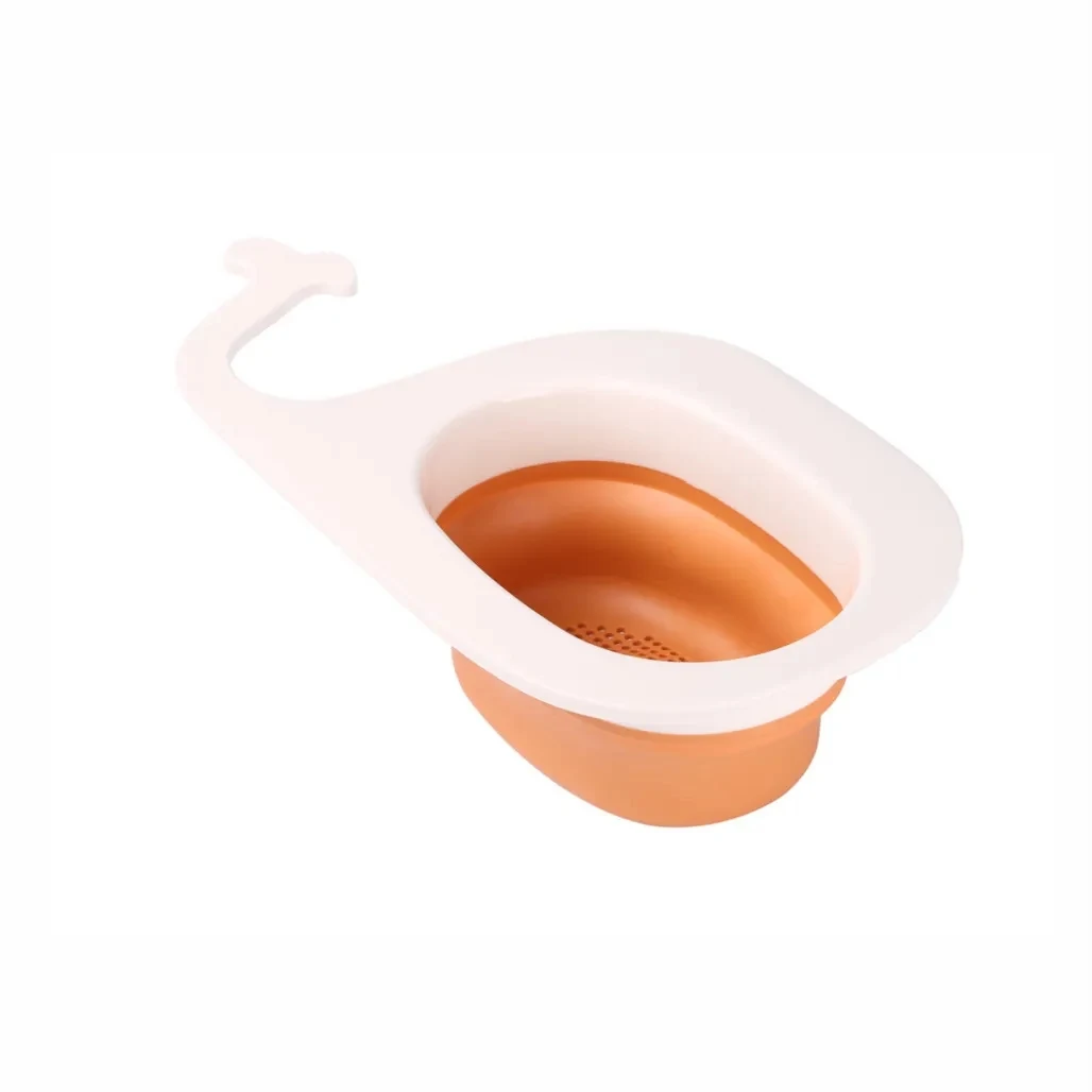 Whale Foldable Drain Basket Food Residue Filter Net 1