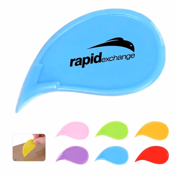Custom 2.28" Plastic Mini Letter Opener — Full-Color Office Mail Tool with Keychain Hole