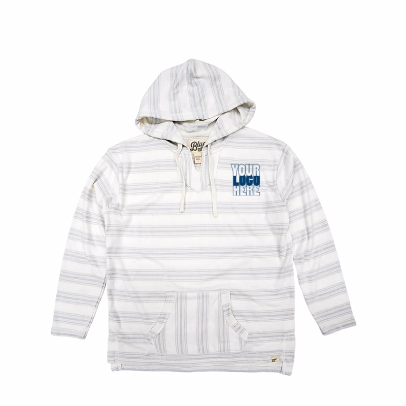 LOOP TERRY STRIPE HOODIE