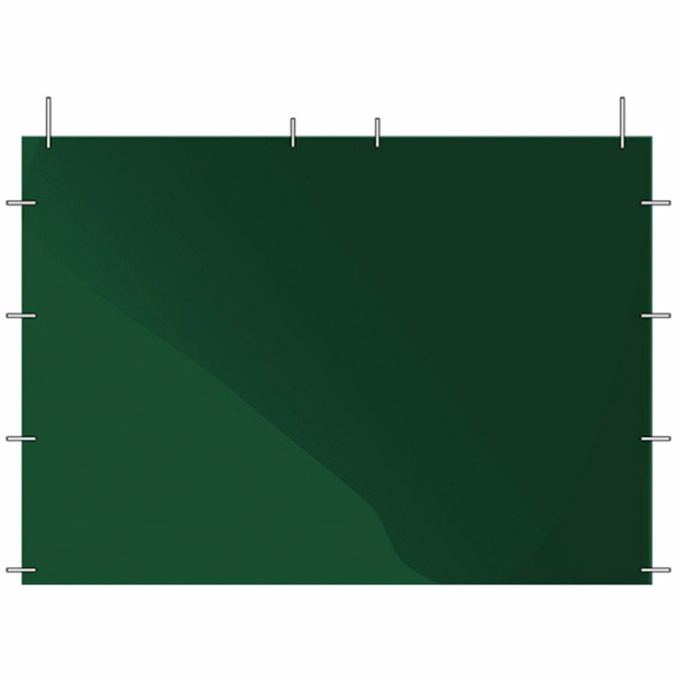 10 foot plain green side panel