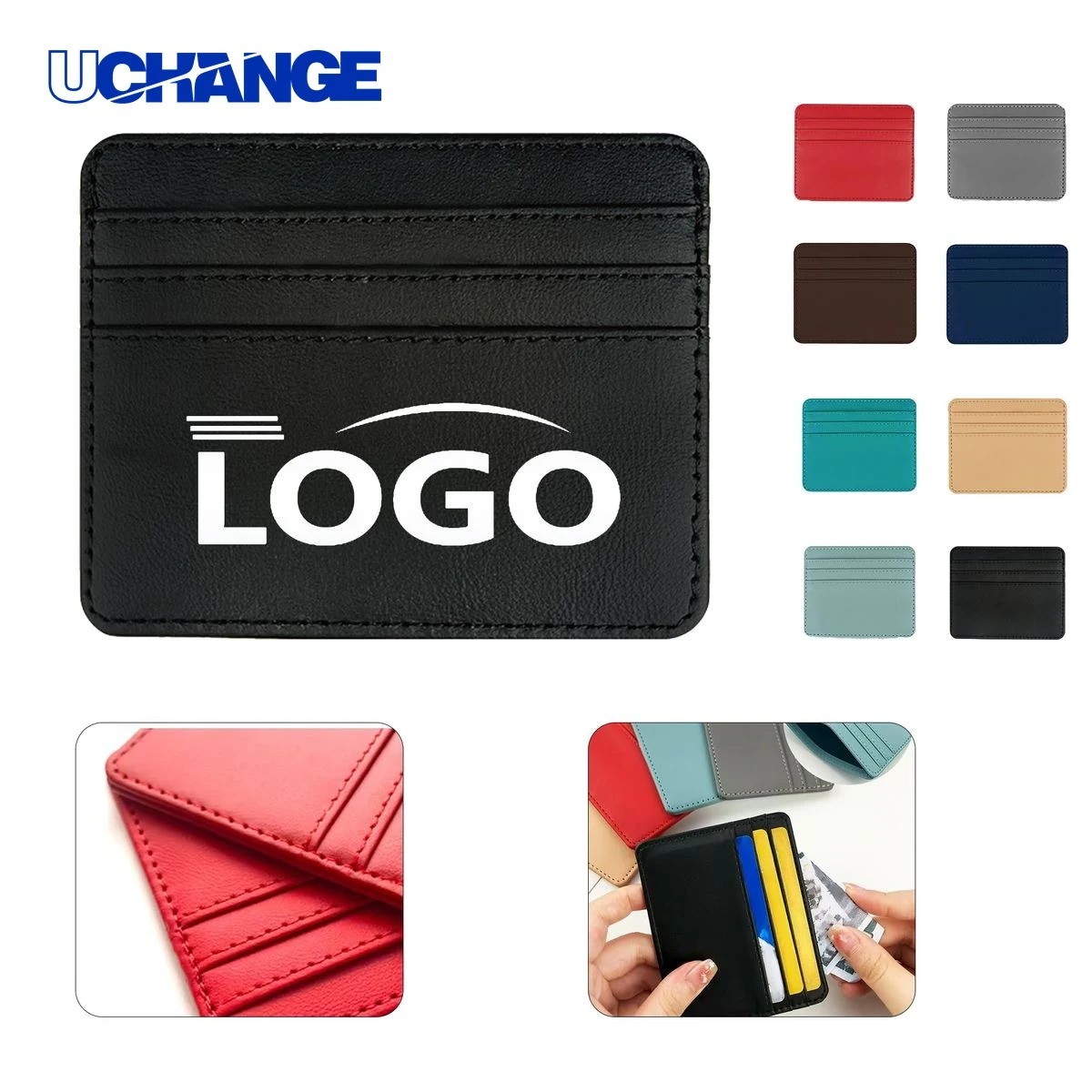 PU Leather Card Wallet for Storage 1