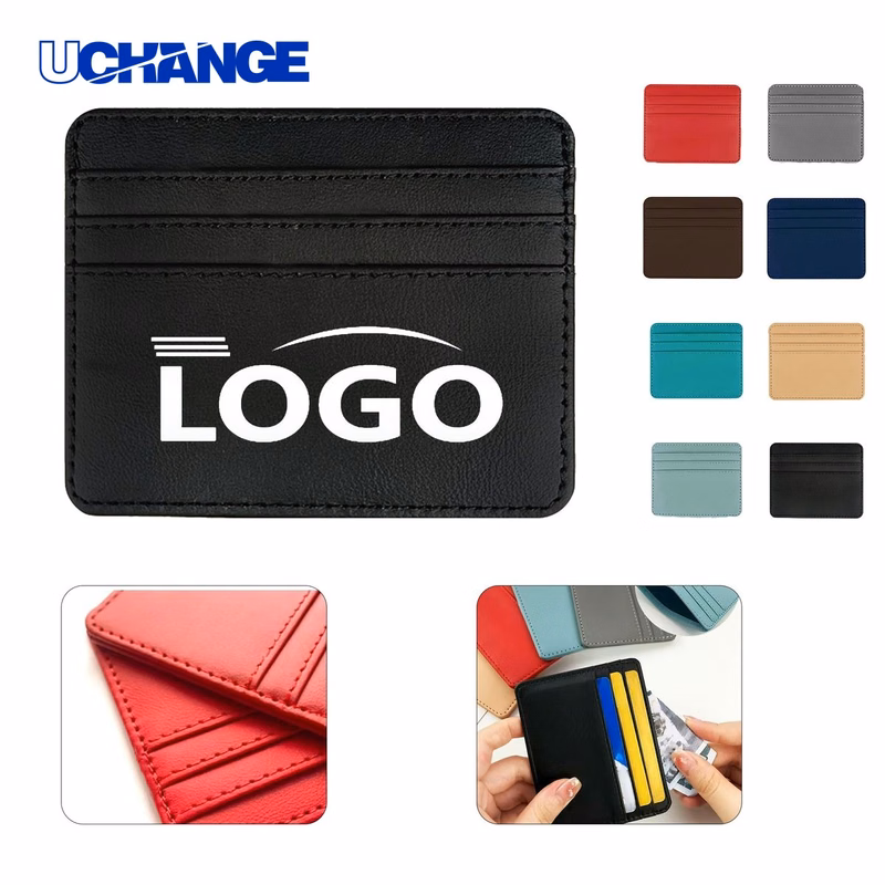 PU Leather Card Wallet for Storage