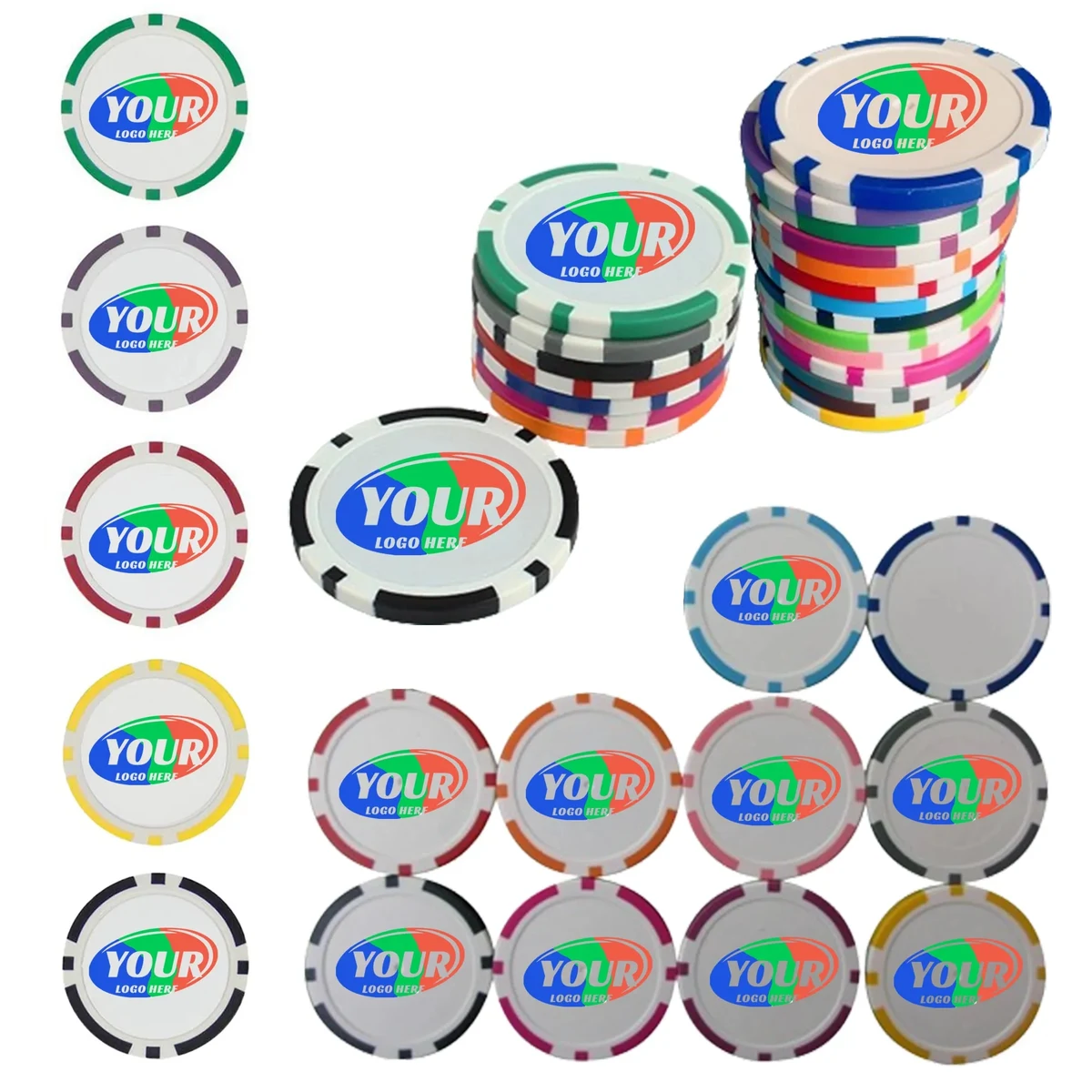 Full Color Custom Game Casino Poker Chip 1
