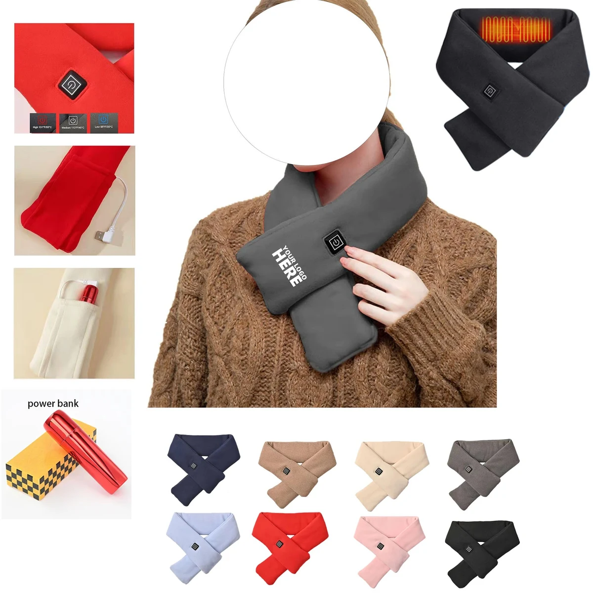 Intelligent Electric Heating Scarf 1