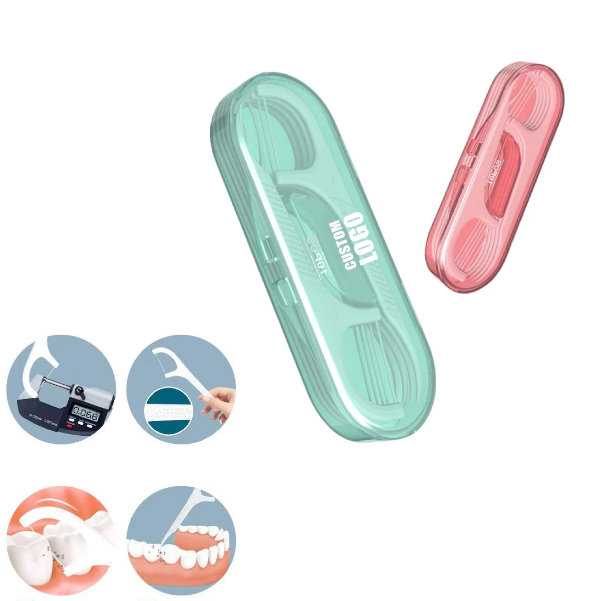 MOQ 10 pcs Floss Pick Dispenser 1