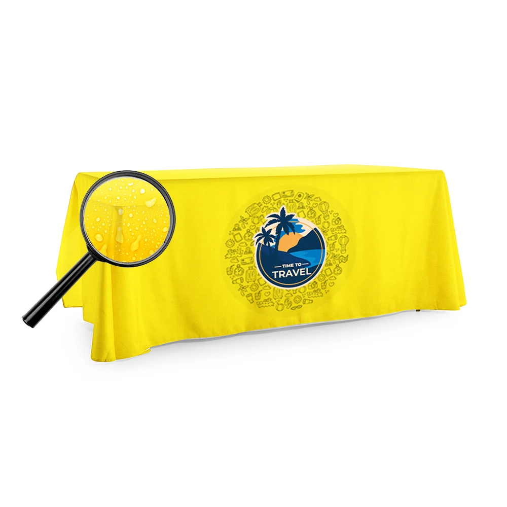 6' Monza™ Water Resistant Tablecloth, Dye Sublimation Print 1