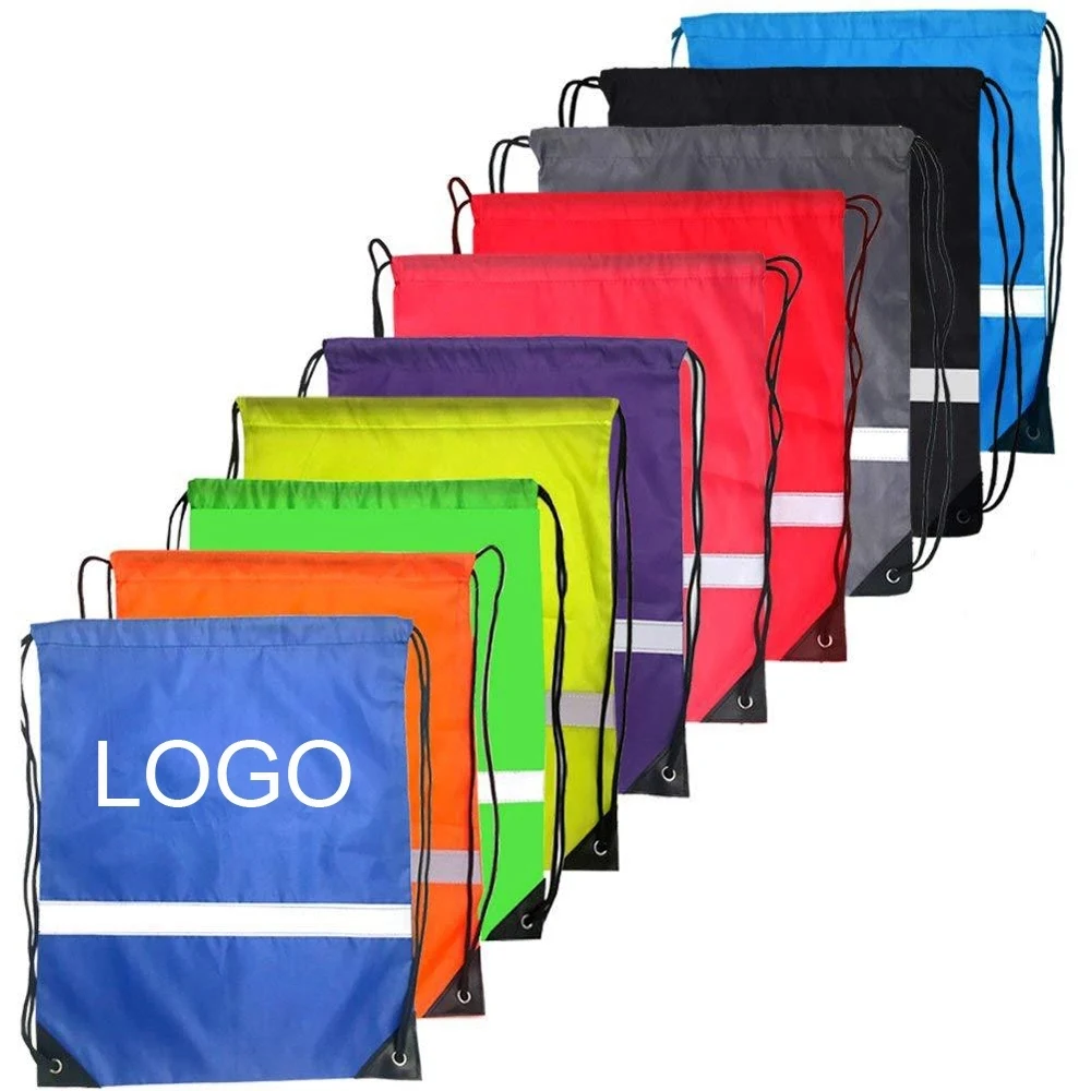 Reflective Safety Drawstring Bag (190T) 1