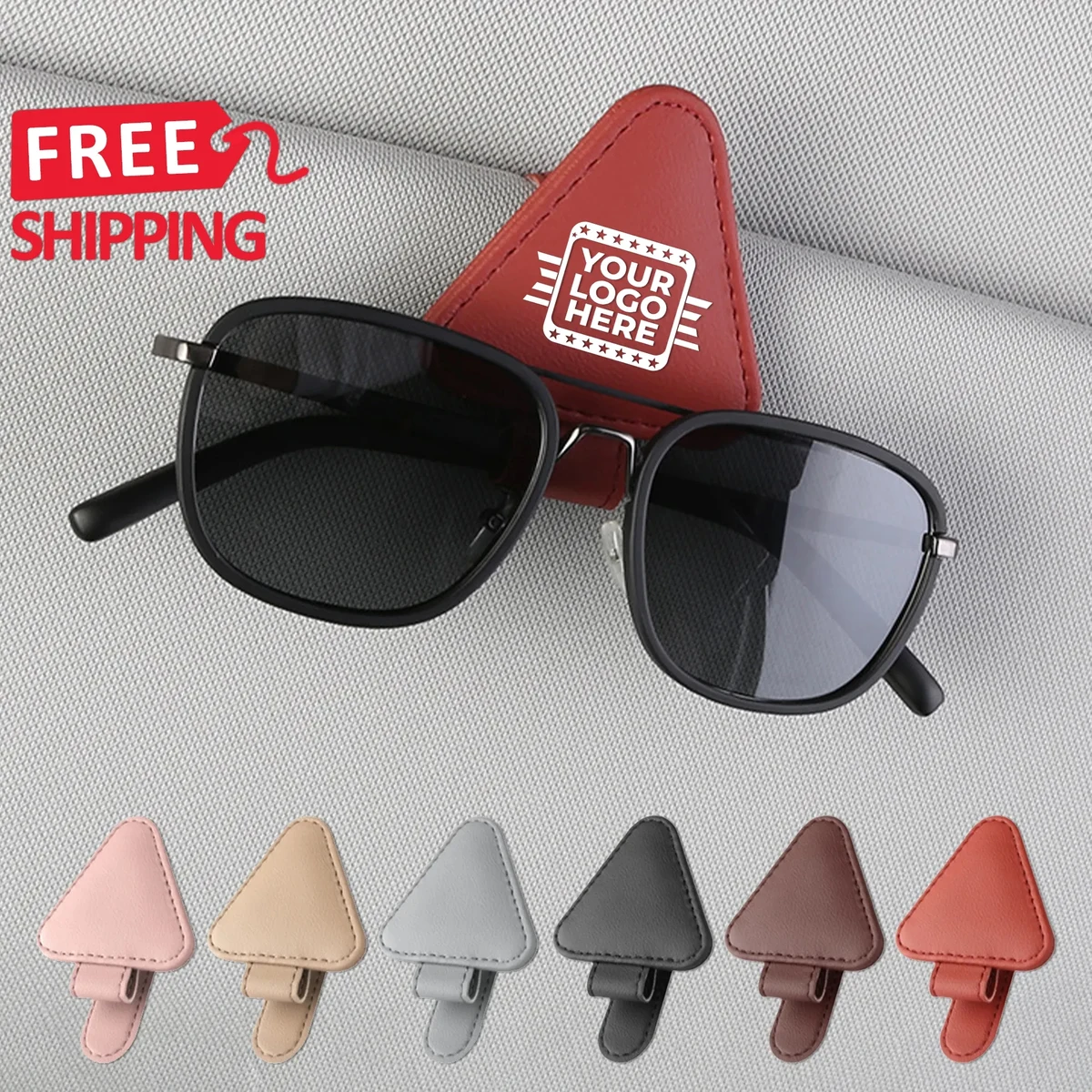 Car Sun Visor Sunglasses Holder Organizer 1