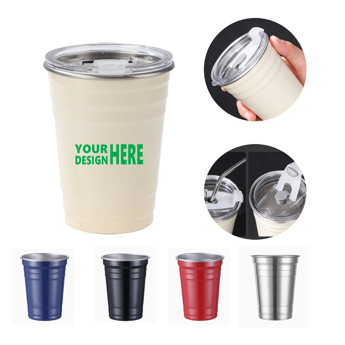18OZ Reusable Aluminum Cup 1