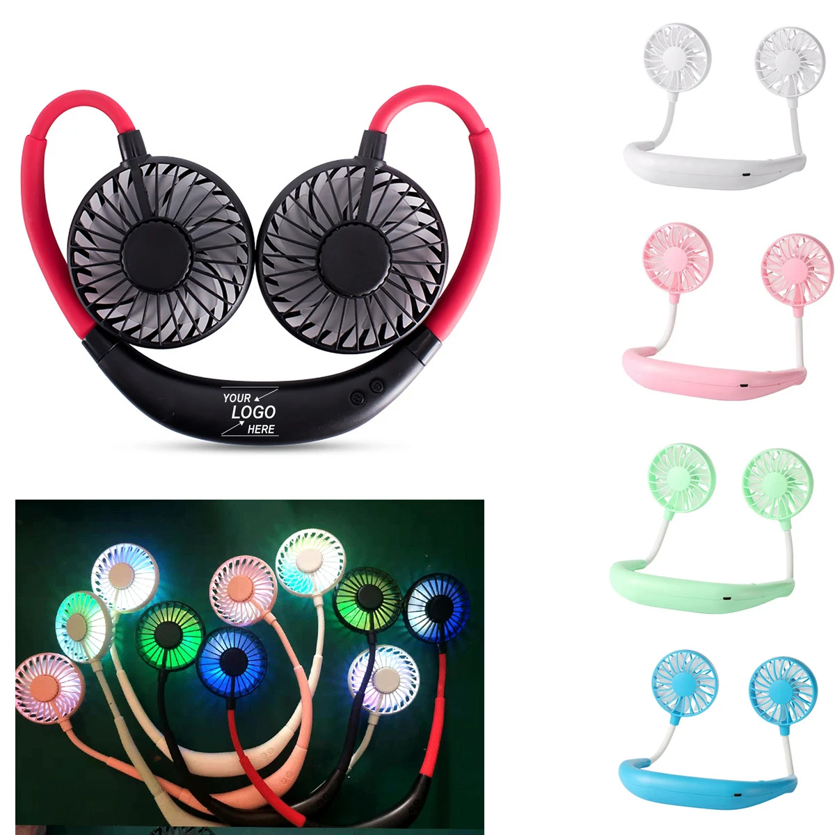 Portable Neck Fan Hands-Free Cooling Device 1