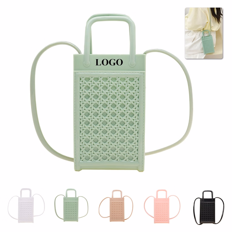 Woven Small Crossbody Phone Bag