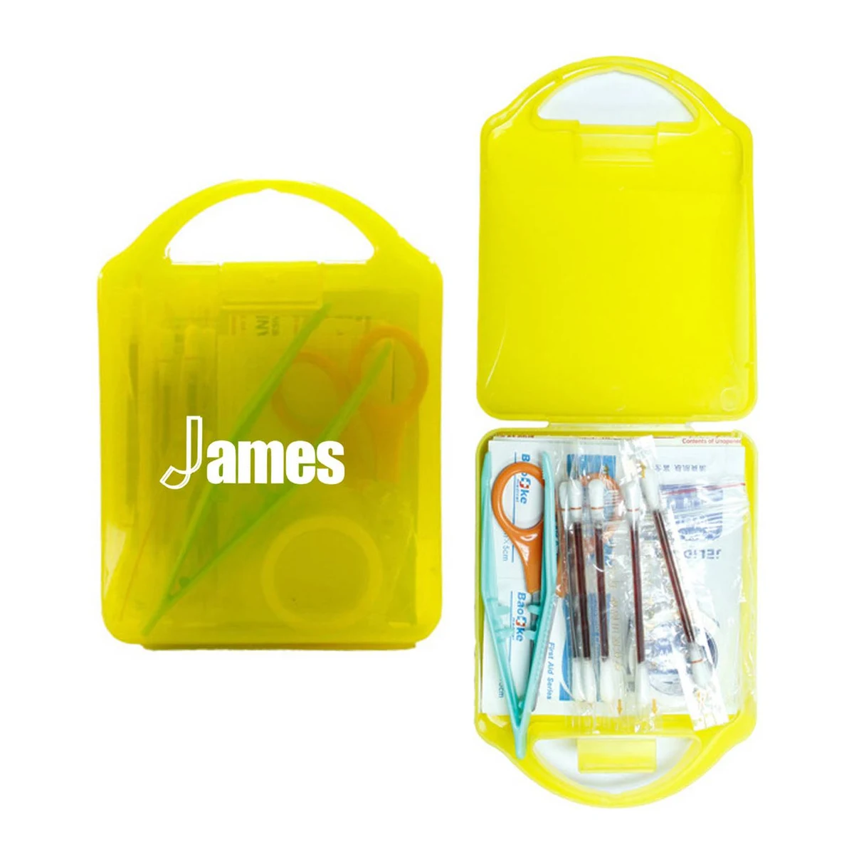Mini Plastic First Aid Case Kit 1