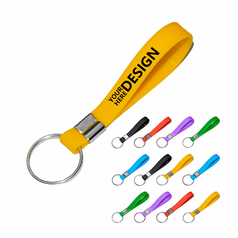 Flexible Silicone Key Ring