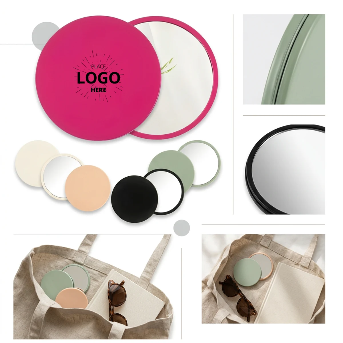 Vibrant Compact Travel Mirror 1