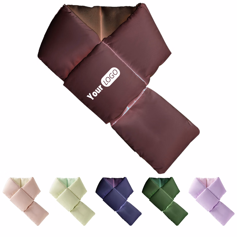 Cotton Puffy Insulated Scarf For Ultimate Warmth