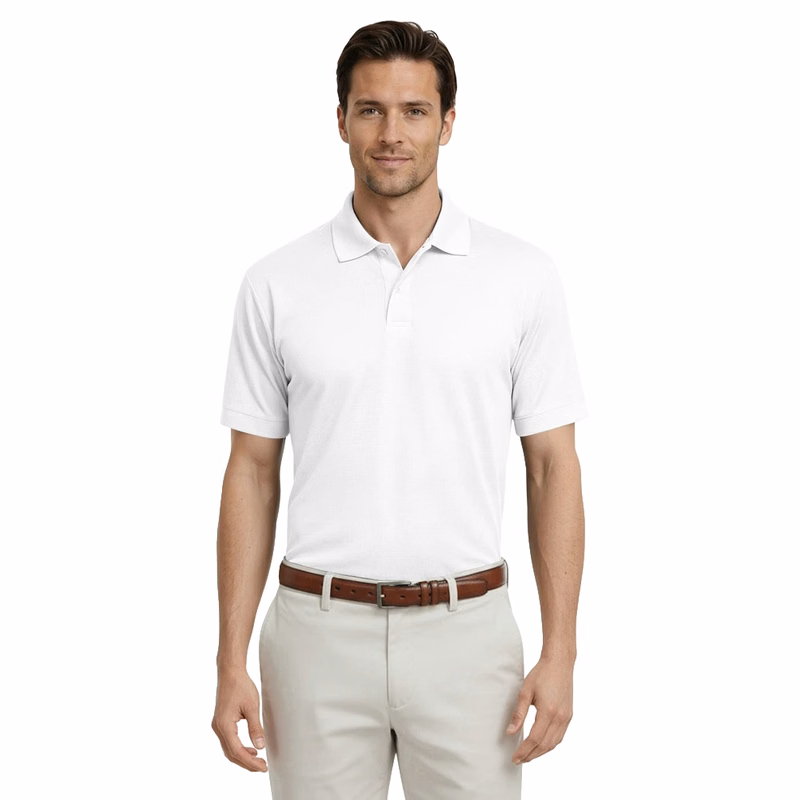Adult Tonal Stripe Wicking Polo