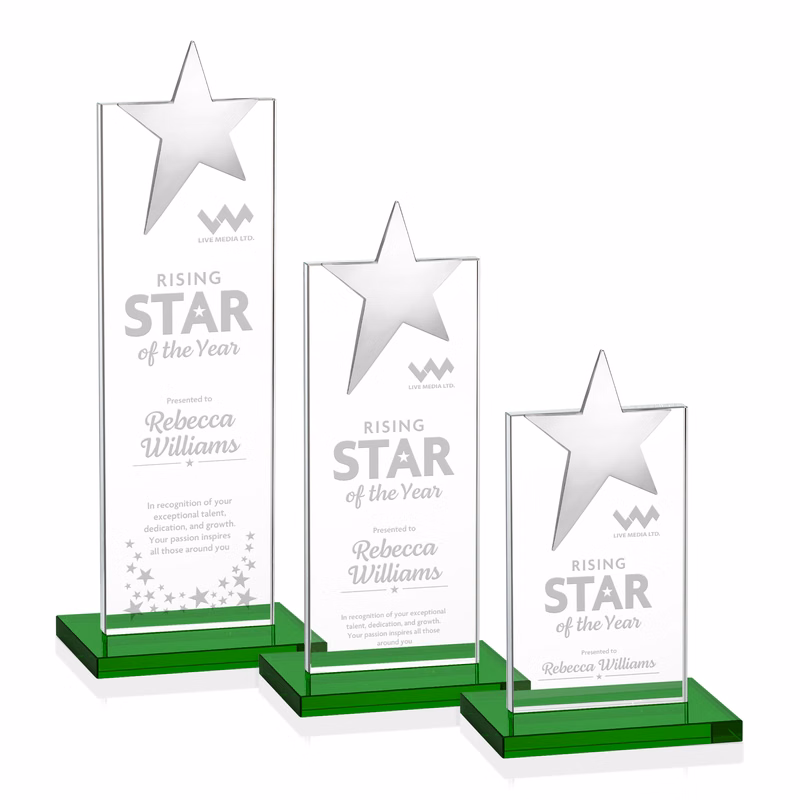 Bryanston Chrome Star Award - Green