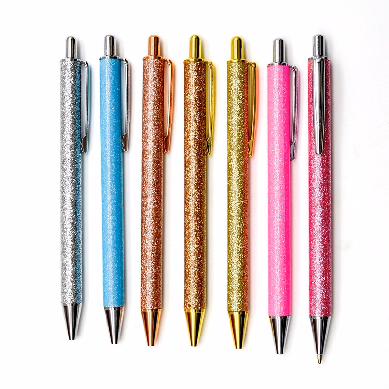 Glitter Ballpoint Metal Pen