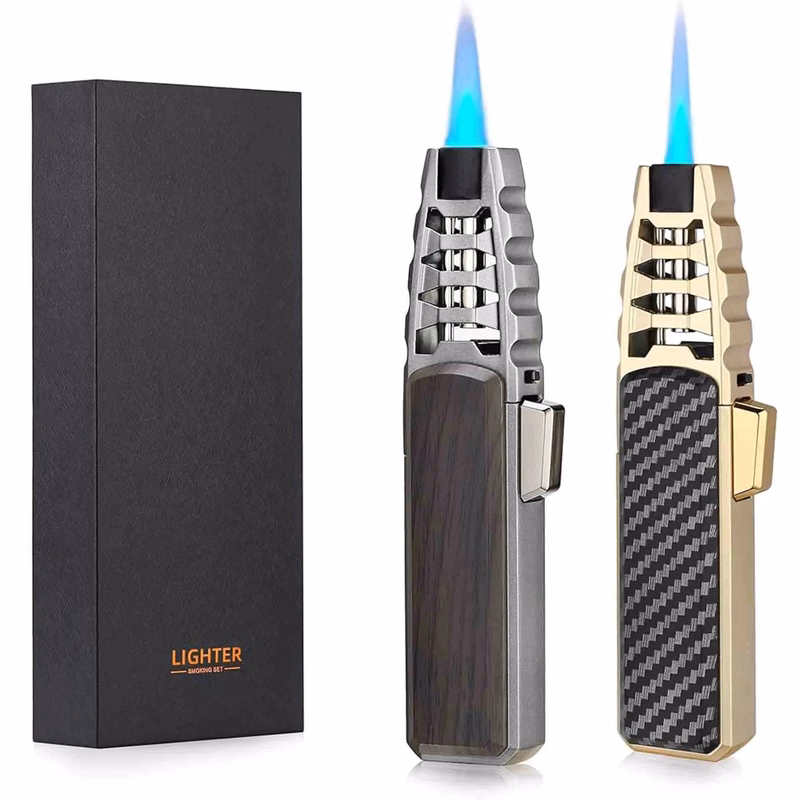 Cigar Torch Lighters Butane Refillable Windproof