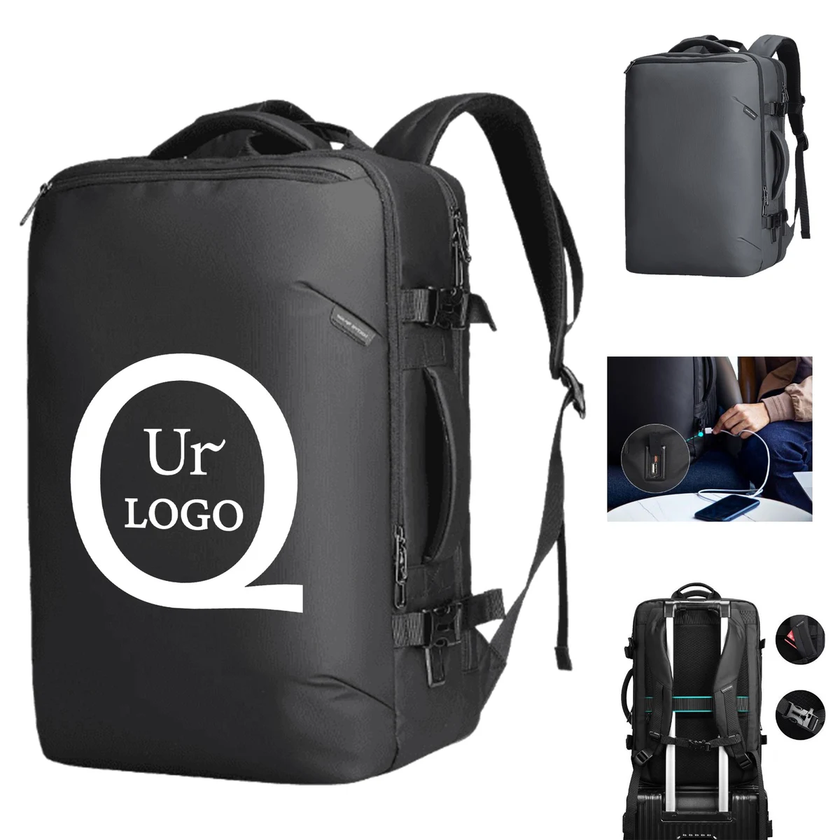 Enlarged Version 16 Inch Oxford Laptop Backpack 1