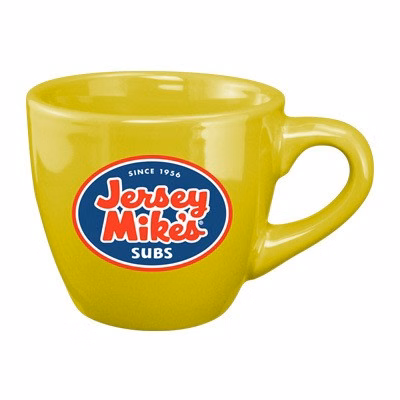 3.5 oz custom restaurant espresso cup - Bright Yellow